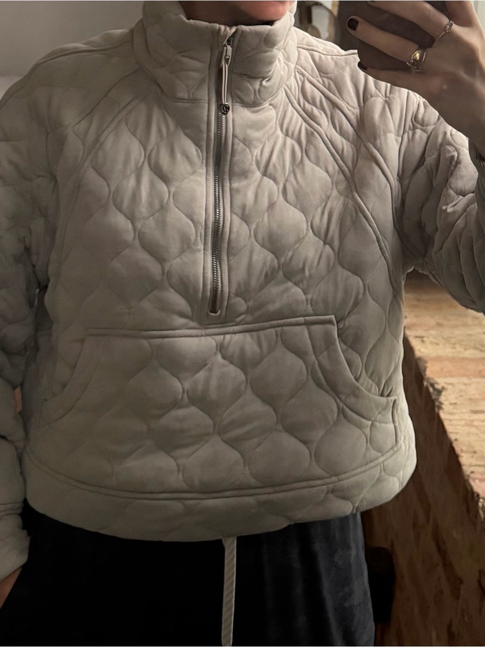 Lululemon scuba quilted oversized half zip - Picture 3 of 6